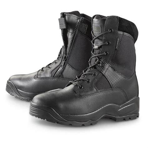 Men's 5.11 Tactical® 8" Waterproof Side - zip Storm Boots, Black - 216339, Combat & Tactical ...