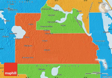 Political Map of Orange County