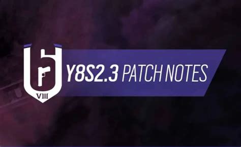 Rainbow Six Siege Update 2.54 Patch Notes