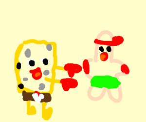 SpongeBob vs Patrick Boxing Match - Drawception