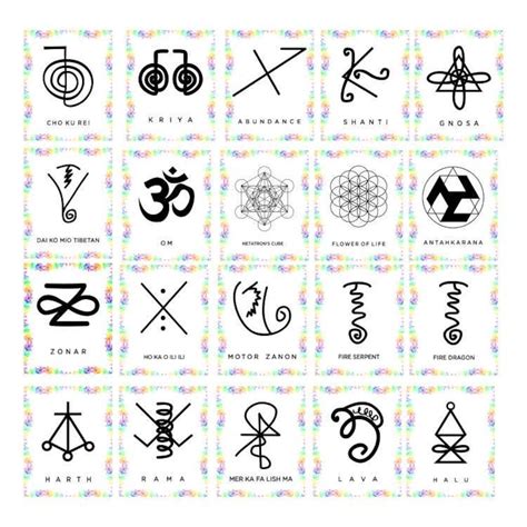 Reiki Reiki Symbols Pack 26 Symbols Karuna Shamballa Business Form ...