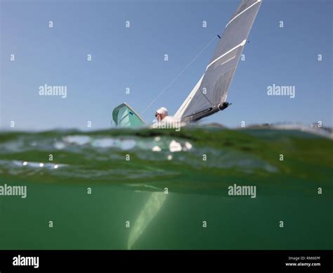 The yacht tacking during the Salcombe Sailing Regatta, Salcombe Stock Photo - Alamy