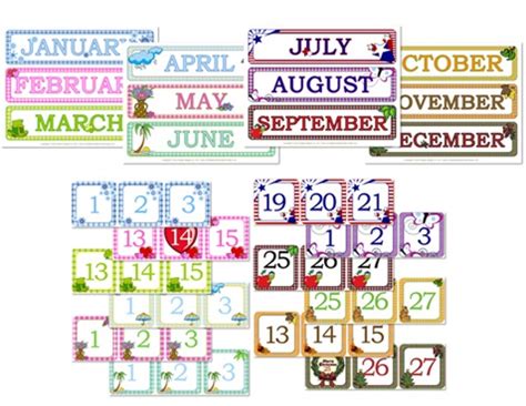 Calendar Time Printables! - Confessions of a Homeschooler