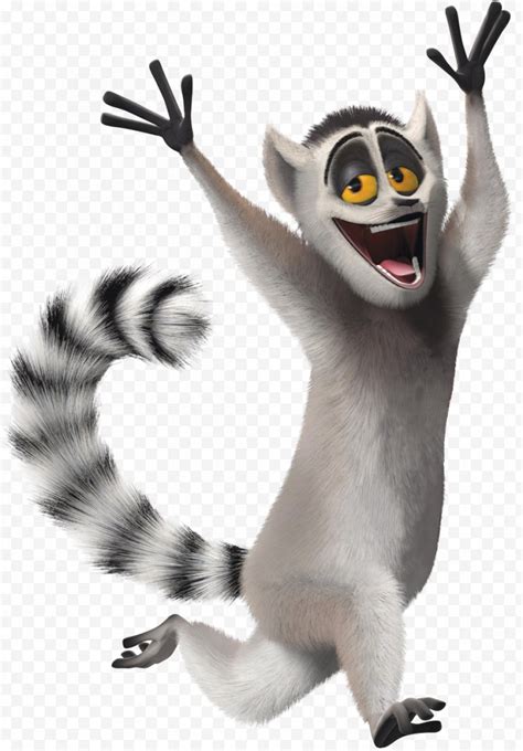 Dreamworks Animation - Julien Lemurs Mort Madagascar Ring-tailed Lemur ...