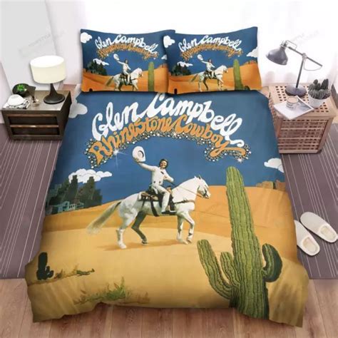 GLEN CAMPBELL RHINESTONE Cowboy Album Cover Quilt Duvet Cover Set Bedding EUR 44,27 - PicClick FR