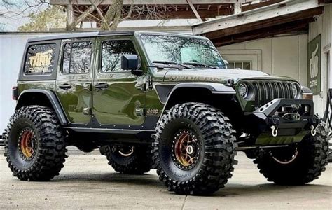 Green Jeep Wrangler in 2023