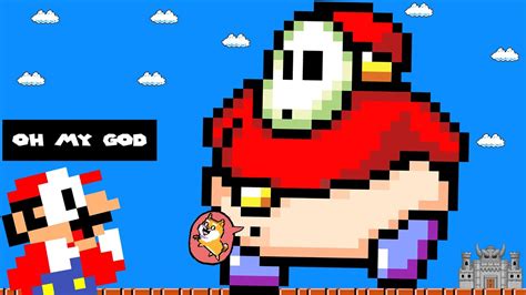 Mario: FAT SHY GUY SUPER MARIO BROS - Game animation - YouTube