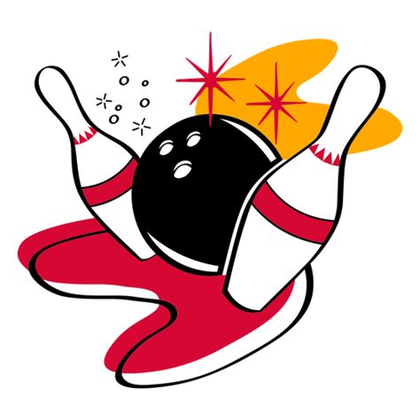 Spare Retro Bowling PNG & SVG Design For T-Shirts