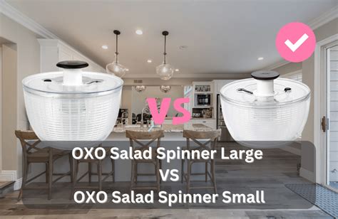 OXO Salad Spinner Large vs Small- Using The Right Product - Miss Vickie