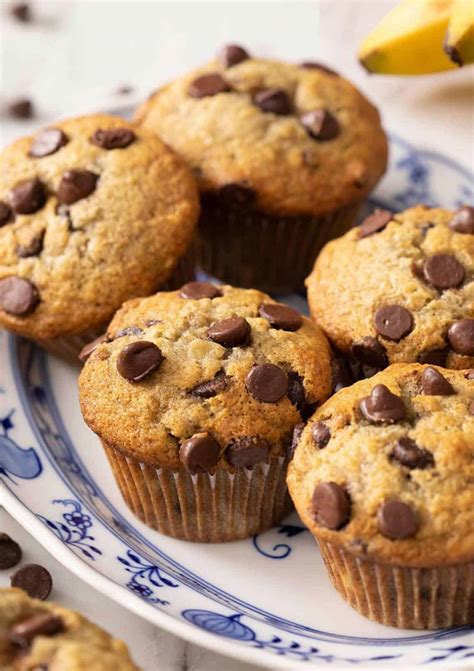 Banana Chocolate Chip Muffins - Preppy Kitchen