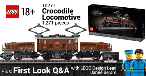 10277 Crocodile Locomotive is the newest LEGO train set for adults ...