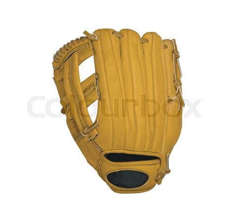 Leather baseball glove isolated on ... | Stock image | Colourbox