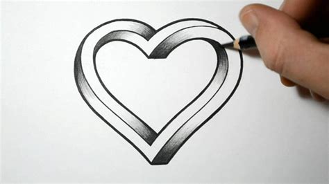 How to Draw an Impossible Heart - YouTube