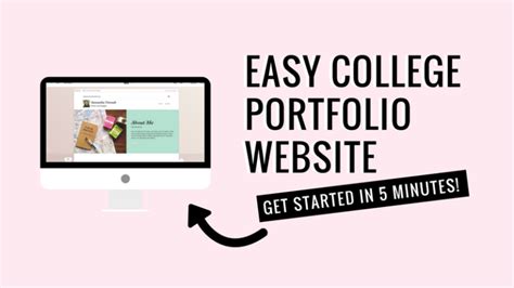 College Portfolio Website: Why You Need One and How to Make One