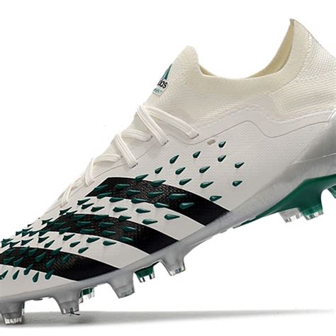 Discount Adidas Predator Freak .1 Low FG Soccer Cleats Green White