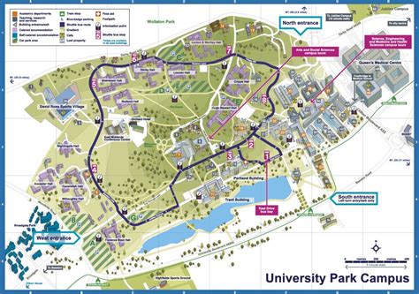 Map illustration of Nottingham University | Richard Bowring