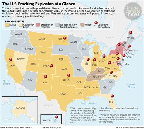 Fracking is now allowed in 21 states across the U.S. | Map, Climates, Australia map