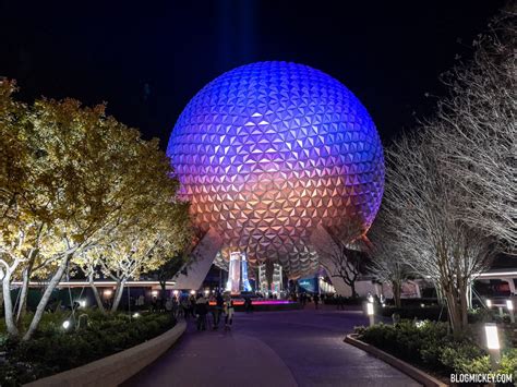 Spaceship Earth Goes Dark at EPCOT