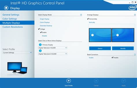 Intel Graphics Control Panel