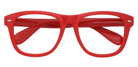 Yolanda Square Prescription Glasses - Red | Women's Eyeglasses | Payne ...