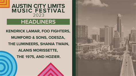 Austin City Limits Festival 2023 lineup announced | kvue.com