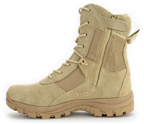 Ryno Gear Tactical Combat Boots with Coolmax Lining (Beige) | Soldier Store