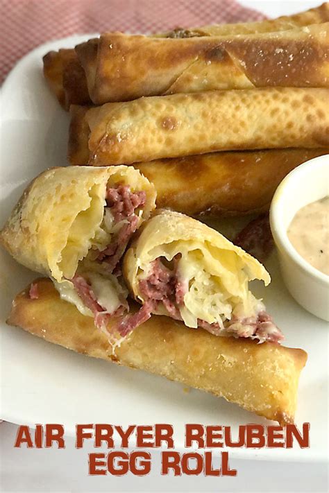 Air Fryer Reuben Egg Rolls Recipe