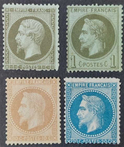 France - Classic period, lot of 4 stamps - Catawiki