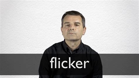 How to pronounce FLICKER in British English - YouTube