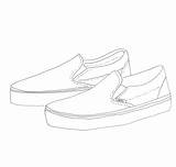 Vans Shoes Coloring Pages sketch template