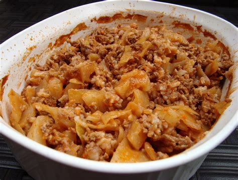 lazy man's stuffed cabbage casserole