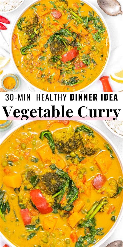 Vegetable Curry - The Plant Based School