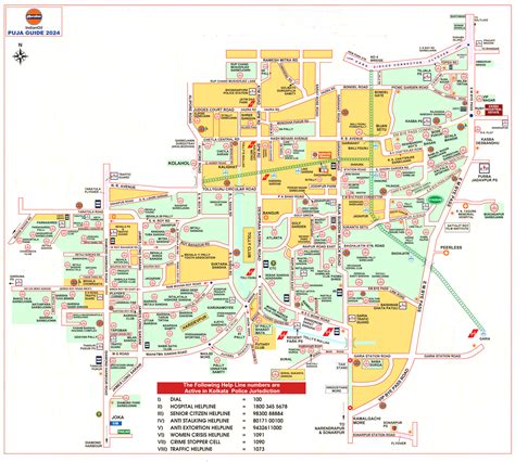 Durga Puja 2025 Pandal Route Maps at Kolkata