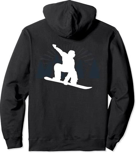 Snowboarding gifts for men Kids Boys cool Snowboard Pullover Hoodie: Amazon.co.uk: Clothing