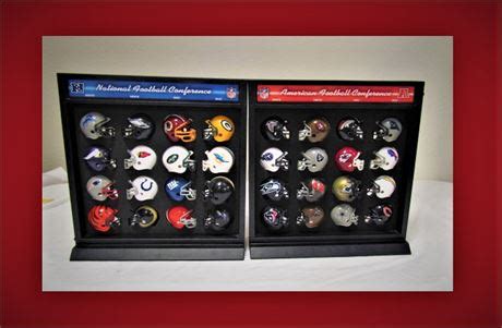 ShopTheSalvationArmy - NFL Riddell Mini Helmets All NFL Teams with Stand Display Cases