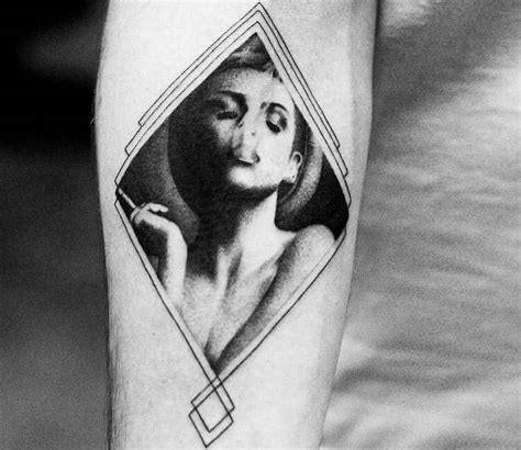 Smoking girl tattoo by Balazs Bercsenyi | Post 18303