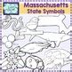 Massachusetts state symbols clipart by Teacher's Clipart | TpT