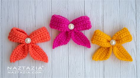 Crochet Easy Bow - Naztazia