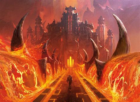 Rakdos Guildgate. Art by Eytan Zana | Fantasy landscape, Fantasy artwork, Fantasy concept art