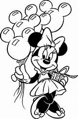 Printable Minnie Mouse Coloring Pages sketch template