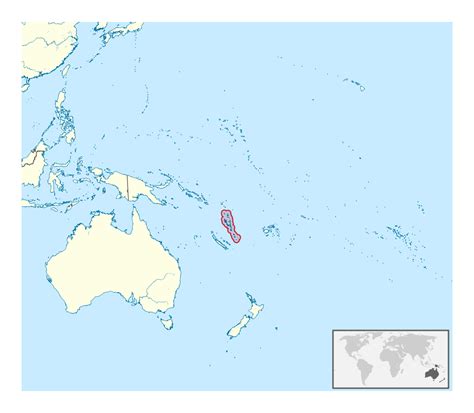 Detailed location map of Vanuatu | Vanuatu | Oceania | Mapsland | Maps ...