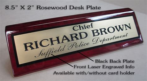 Laser Engraved Desk Name Plates | Arts - Arts