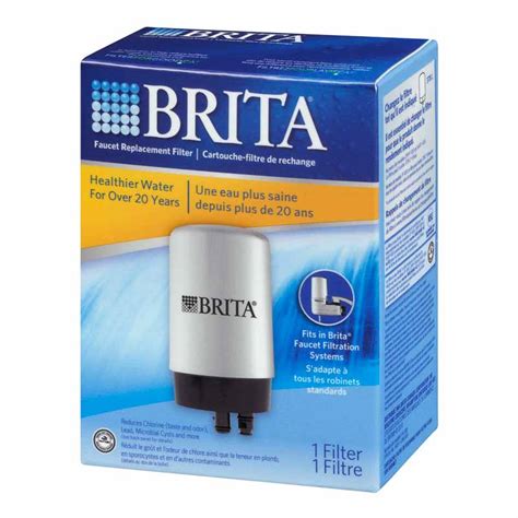 Brita On Tap Faucet Water Filter System with Lead and Chlorine Filtration - Chrome