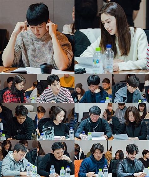 Nana, Jang Ki Yong, And More Gather For Script Reading Of Upcoming OCN ...