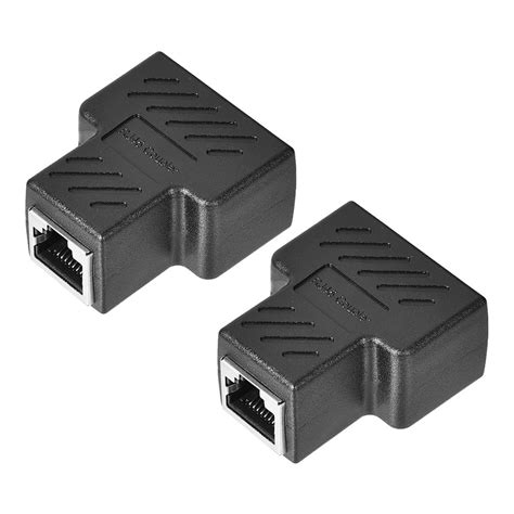 RJ45 Splitter Coupler Inline Connector 1 To 2 Splitter Cat7 Cat6 Cat5e ...