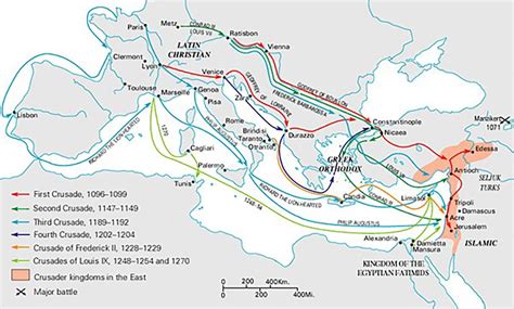 First Crusades Map