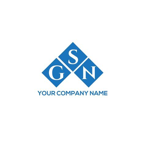 GSN letter logo design on white background. GSN creative initials ...