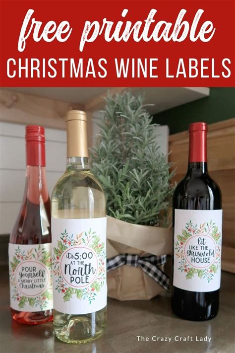 Printable Liquor Bottle Labels / Free Christmas Wine Labels For Bottles ...