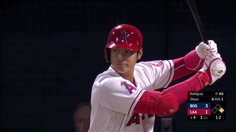 Shohei Ohtani strikes out swinging.