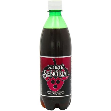 Sangria Señorial 600ml (Plastic Bottle) =>Exp 29/Dec/23 - Mexican Things